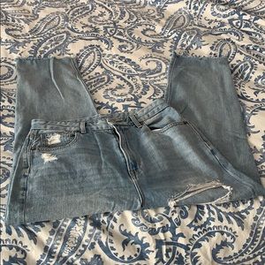 American Eagle EUC cropped Curvy Mom Jeans